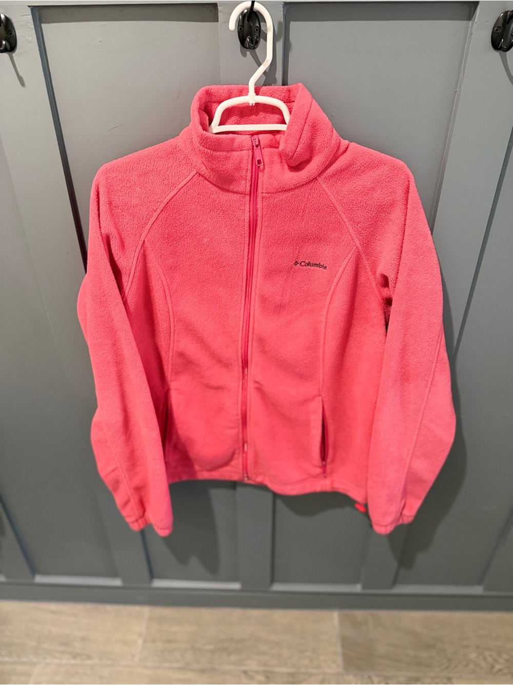 Columbia Pink Full-Zip Women's Fleece Jacket